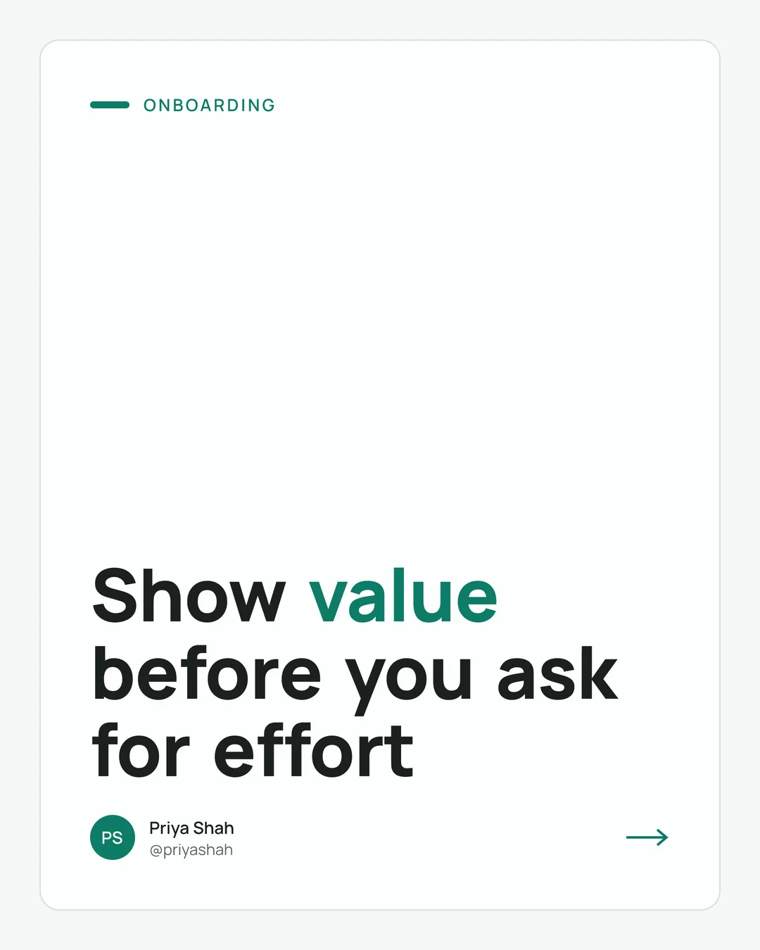 Slide 1 of a carousel made from a blog post, Minimal Card template