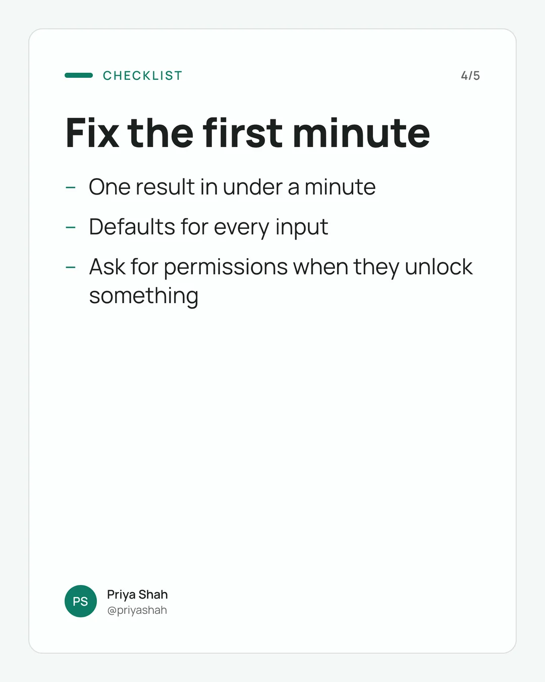 Slide 4 of a carousel made from a blog post, Minimal Card template